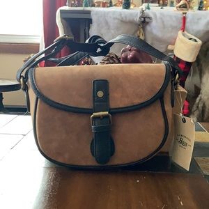 Bass suede Bag NWT